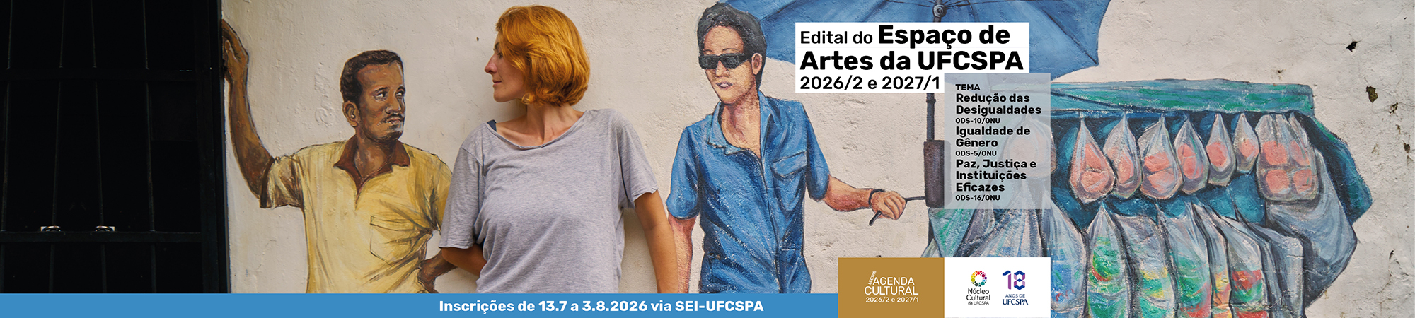 Edital do Espaços e Artes da UFCSPA